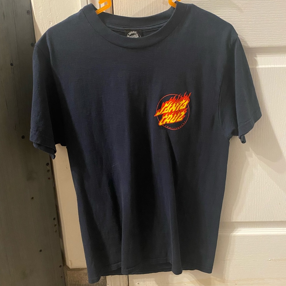 NEVER WORN BLUE SANTA CRUZ SHIRT